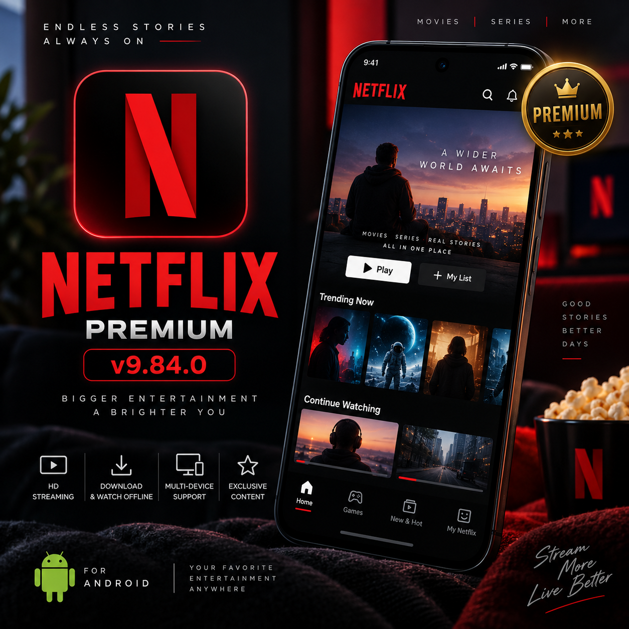 Netflix Premium v9.84.0