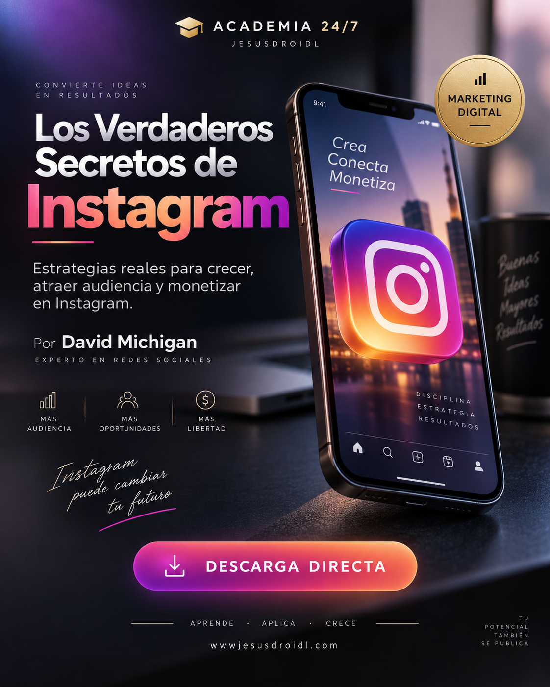 Los Verdaderos Secretos de Instagram - David Michigan 2026