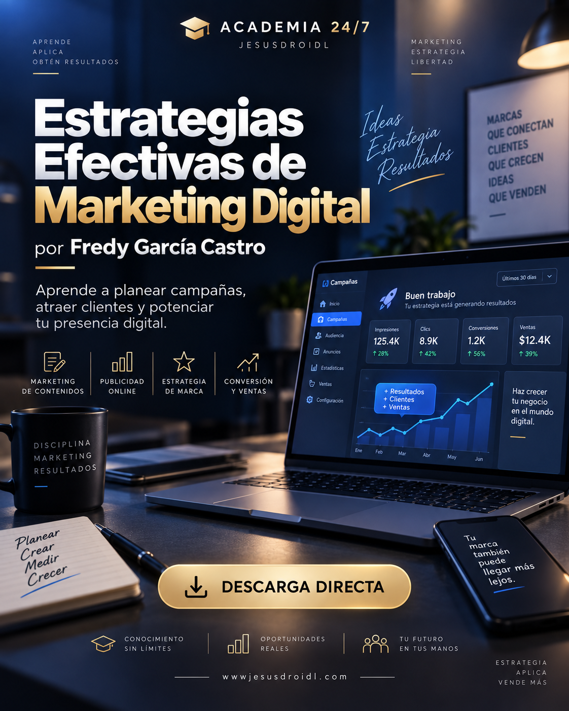 Fredy García Castro - Estrategias Efectivas de Marketing Digital 2026