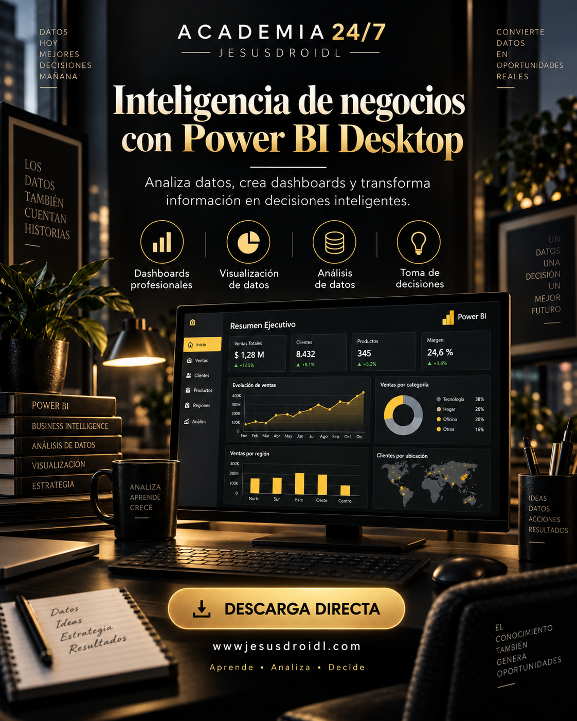 Inteligencia de negocios con Power BI Desktop 2026