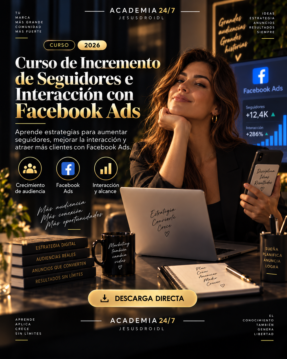 Curso de Incremento de Seguidores e Interacción con Facebook Ads 2026