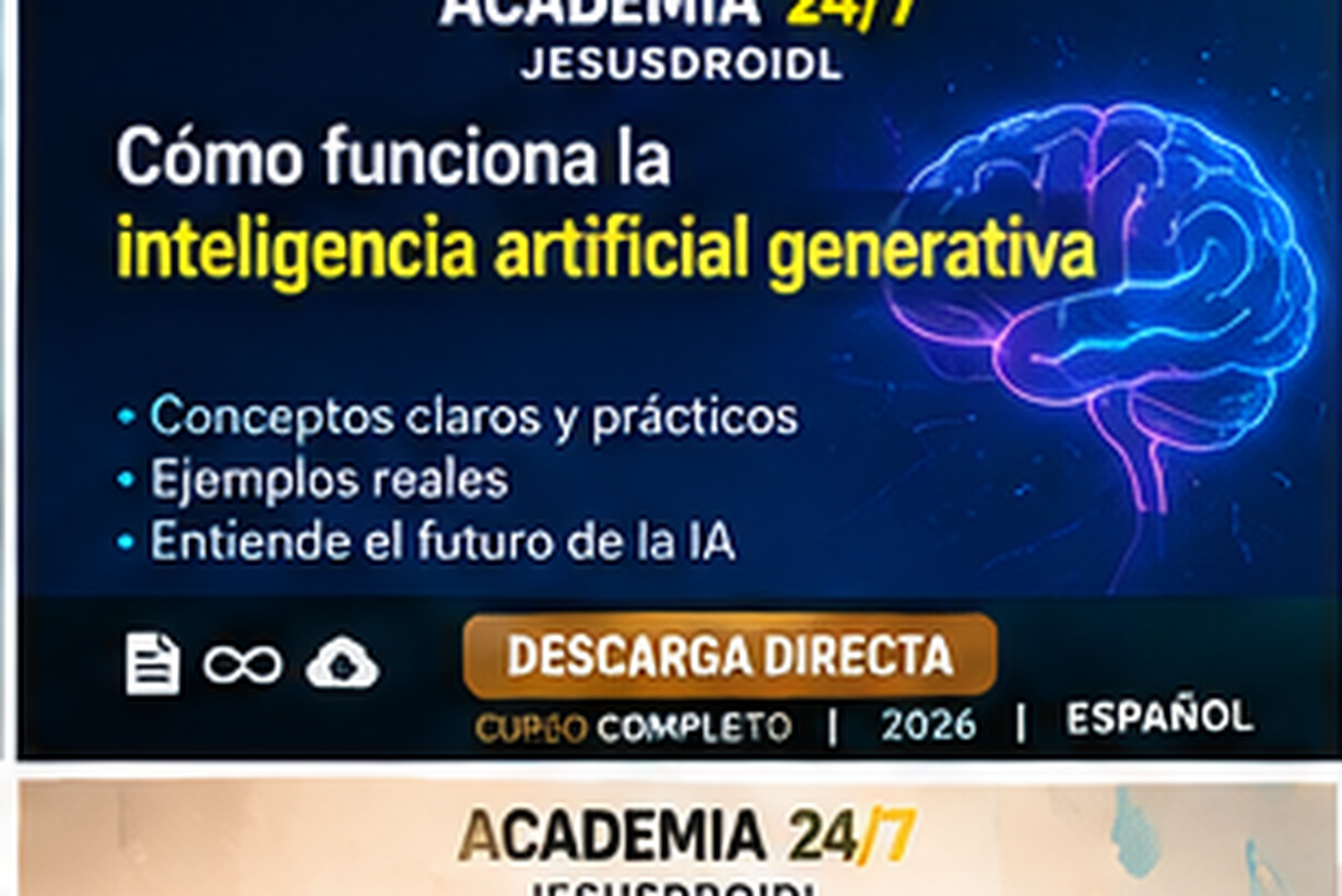 Cómo funciona la inteligencia artificial generativa 2026