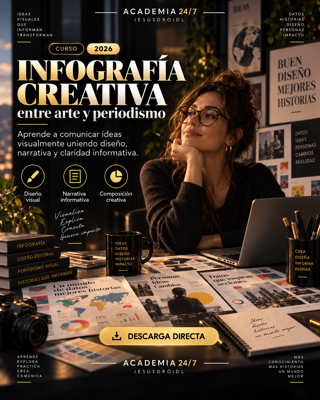 Infografía creativa- entre arte y periodismo 2026