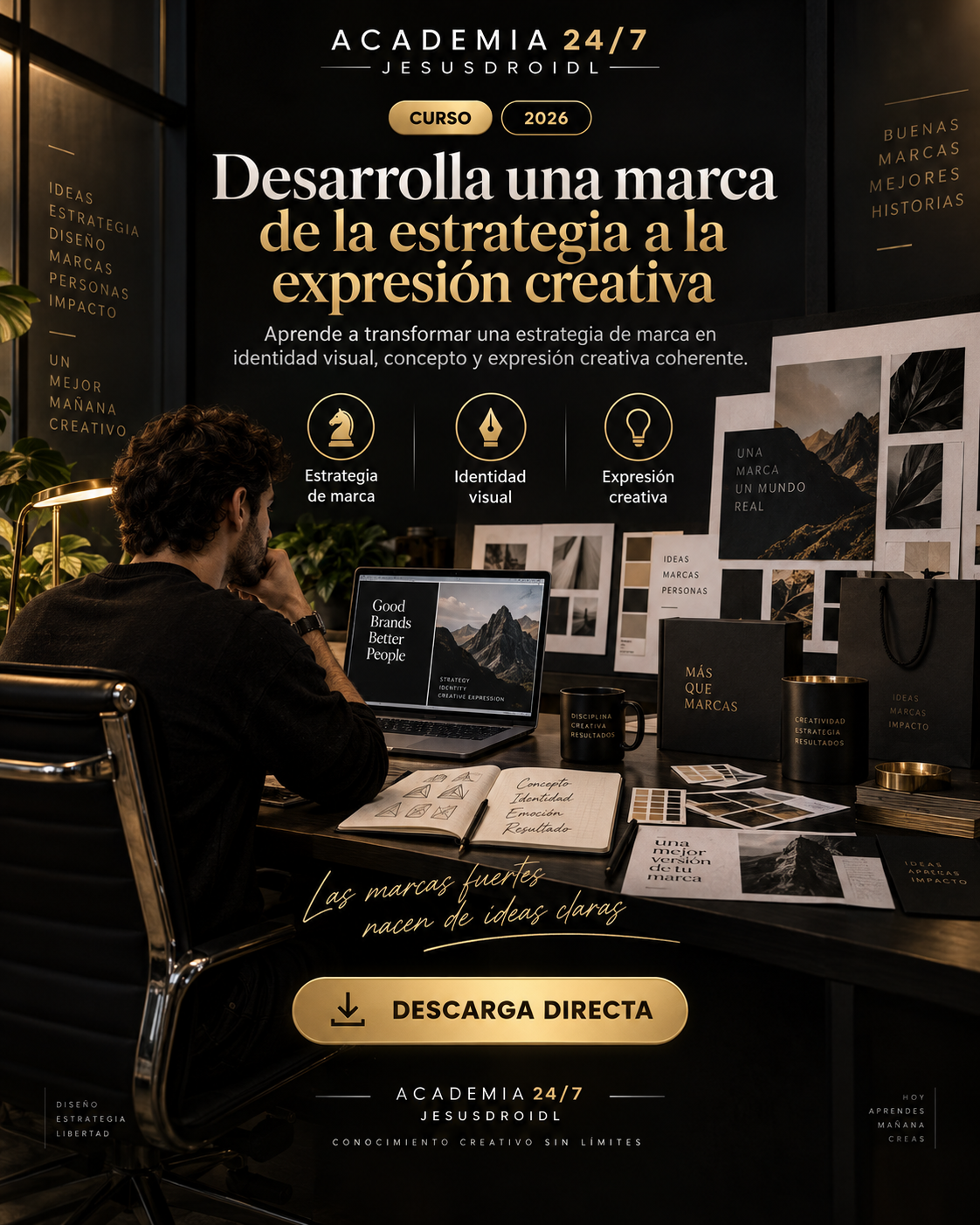 Desarrolla una marca de la estrategia a la expresion creativa 2026