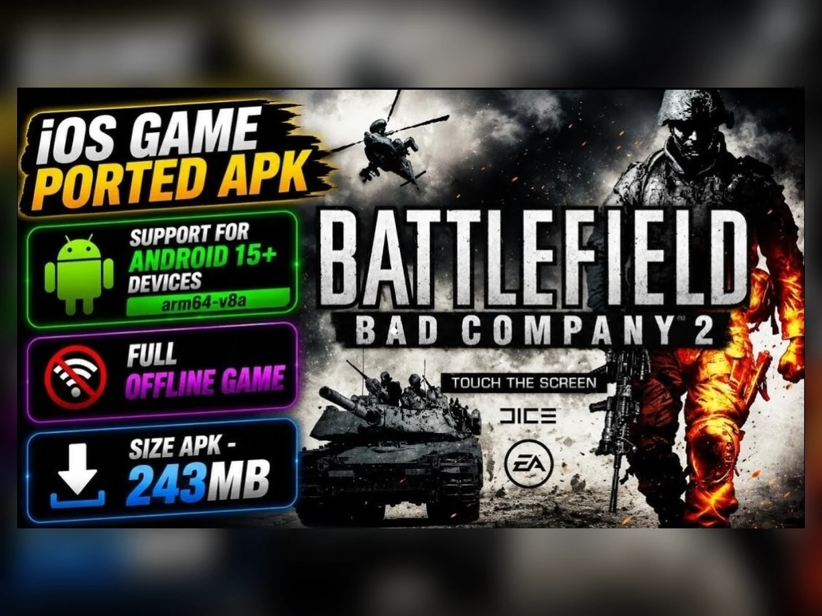 Battlefield Bad Company 2 iOS Port Android ✅
