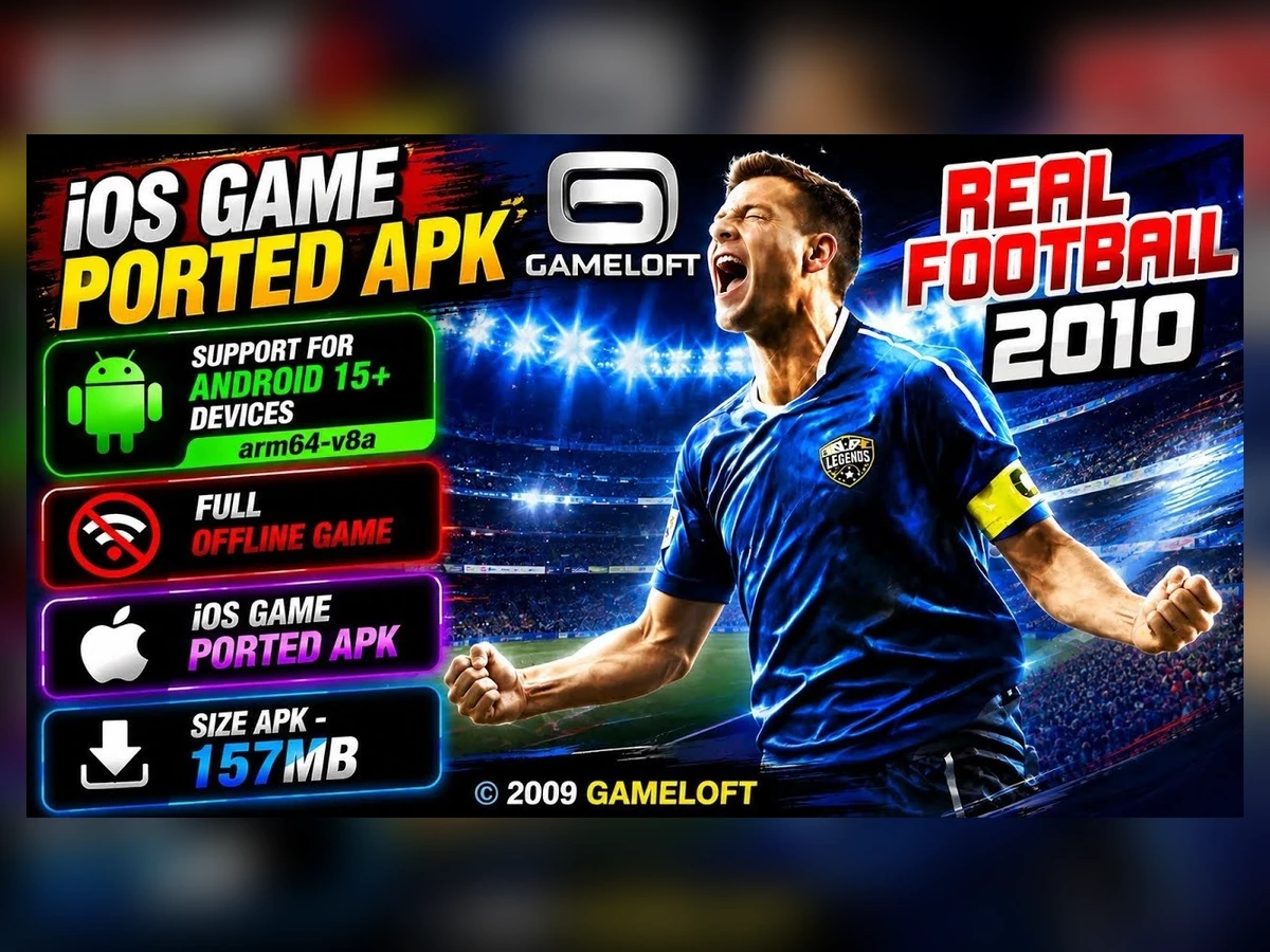 Real Football 2010 iOS Port Android ✅