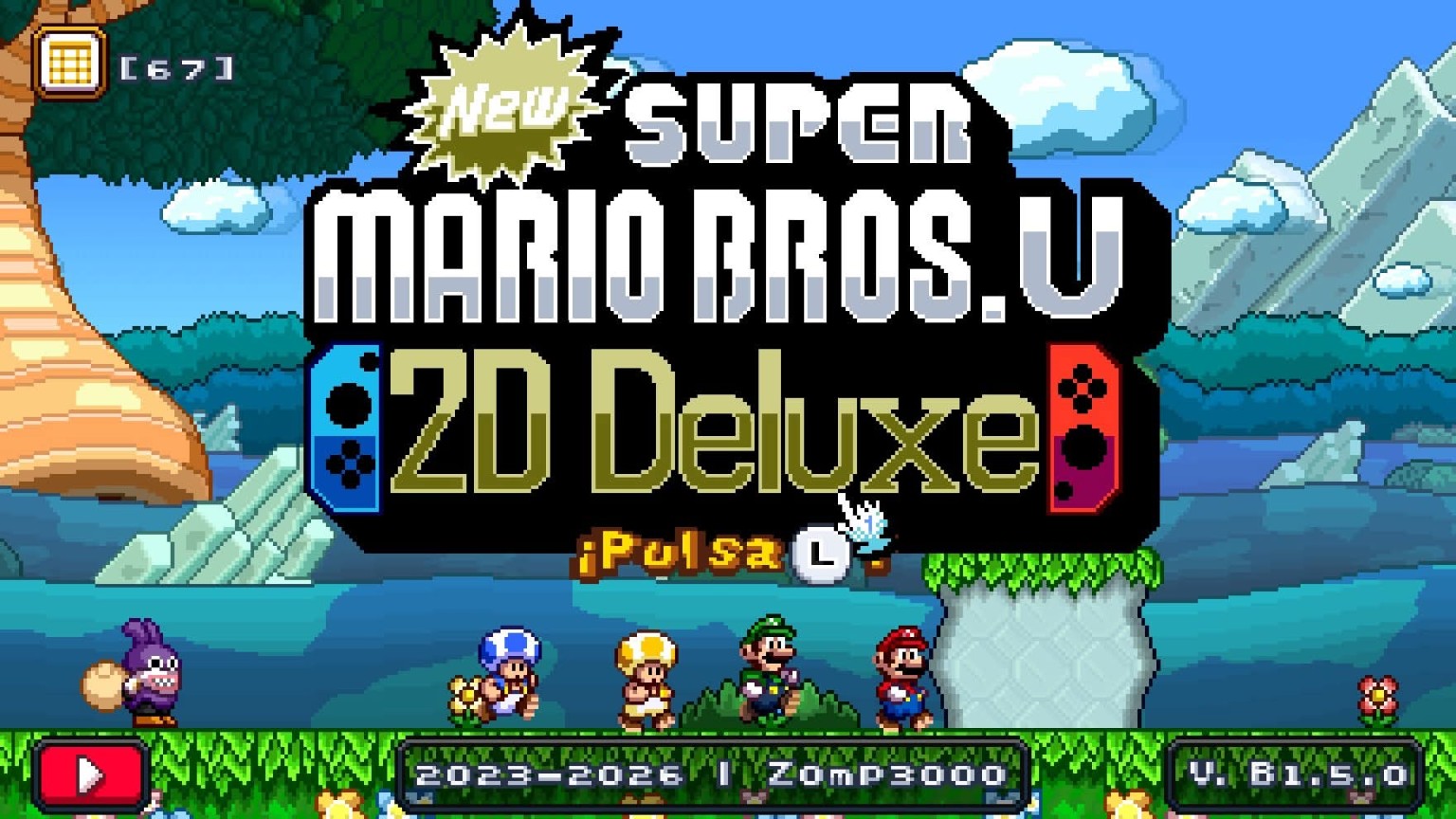 New Super Mario Bros U 2D DELUXE