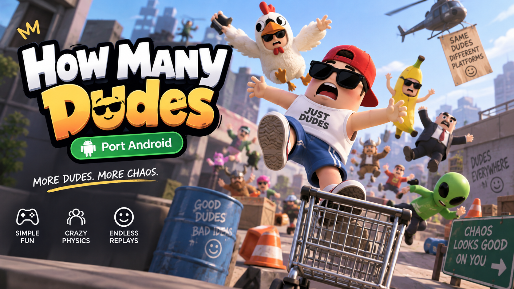 How Many Dudes – Port Android
