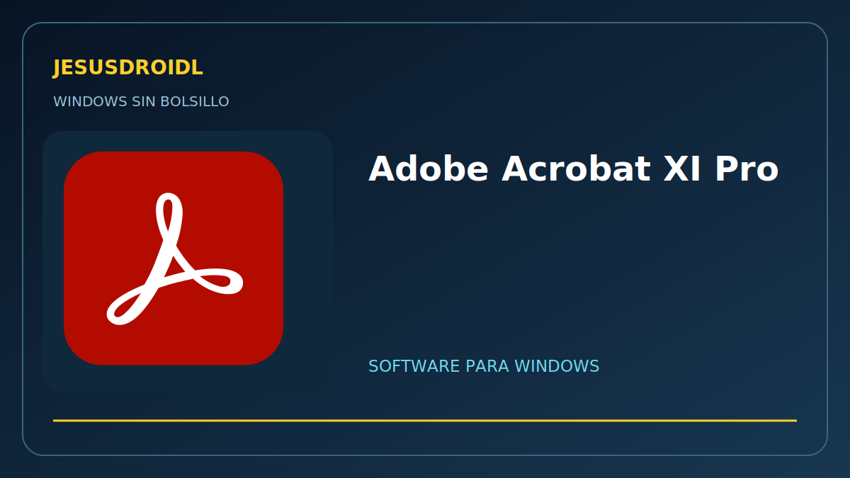 Adobe Acrobat XI Pro