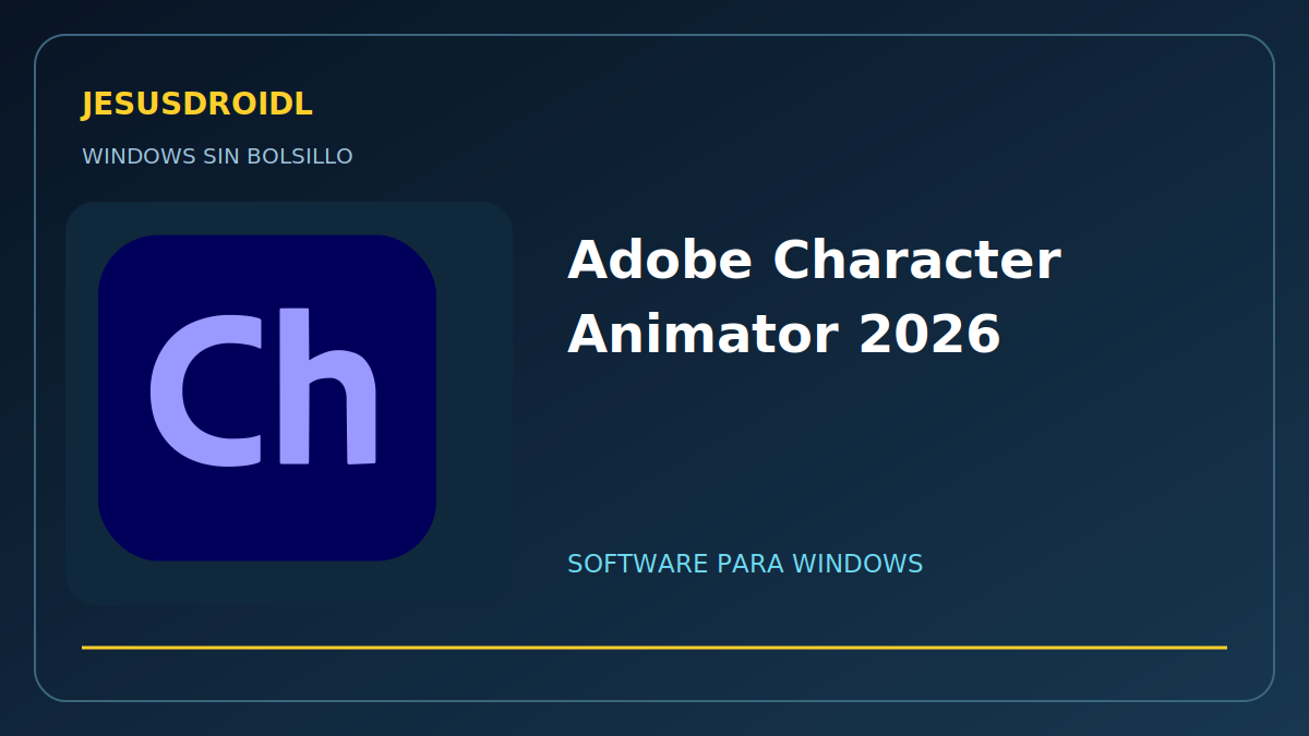 Adobe Character Animator 2026