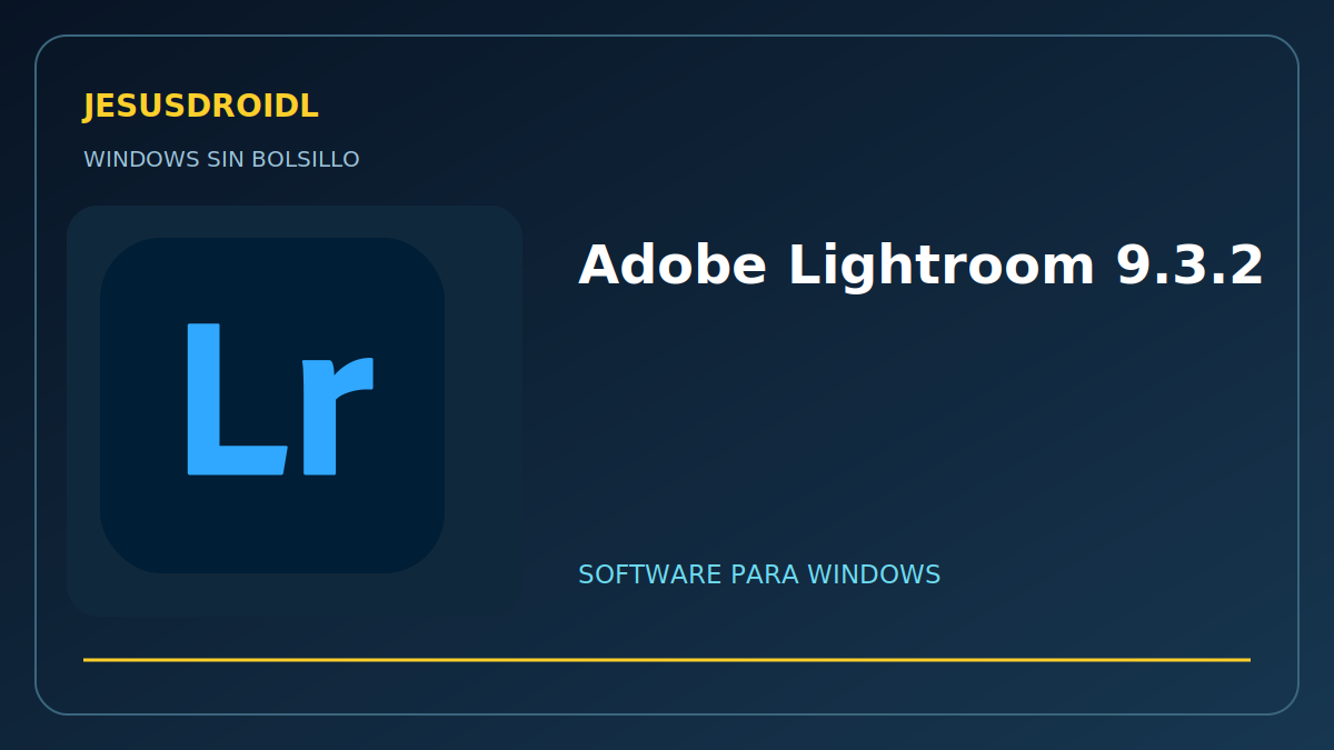 Adobe Lightroom 9.3.2